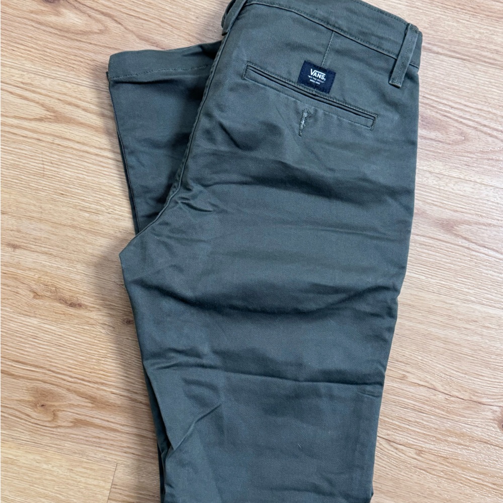 Vans - green chinos